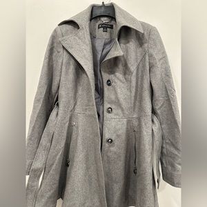 INC WOMENS GRAY SIZE PEACOAT SIZE SMALL